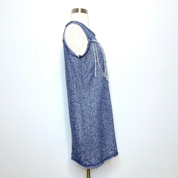 Cousin Earl Terry Cloth Dress Fringe Detail Chest Cowboy Festival - Picture 5 of 8